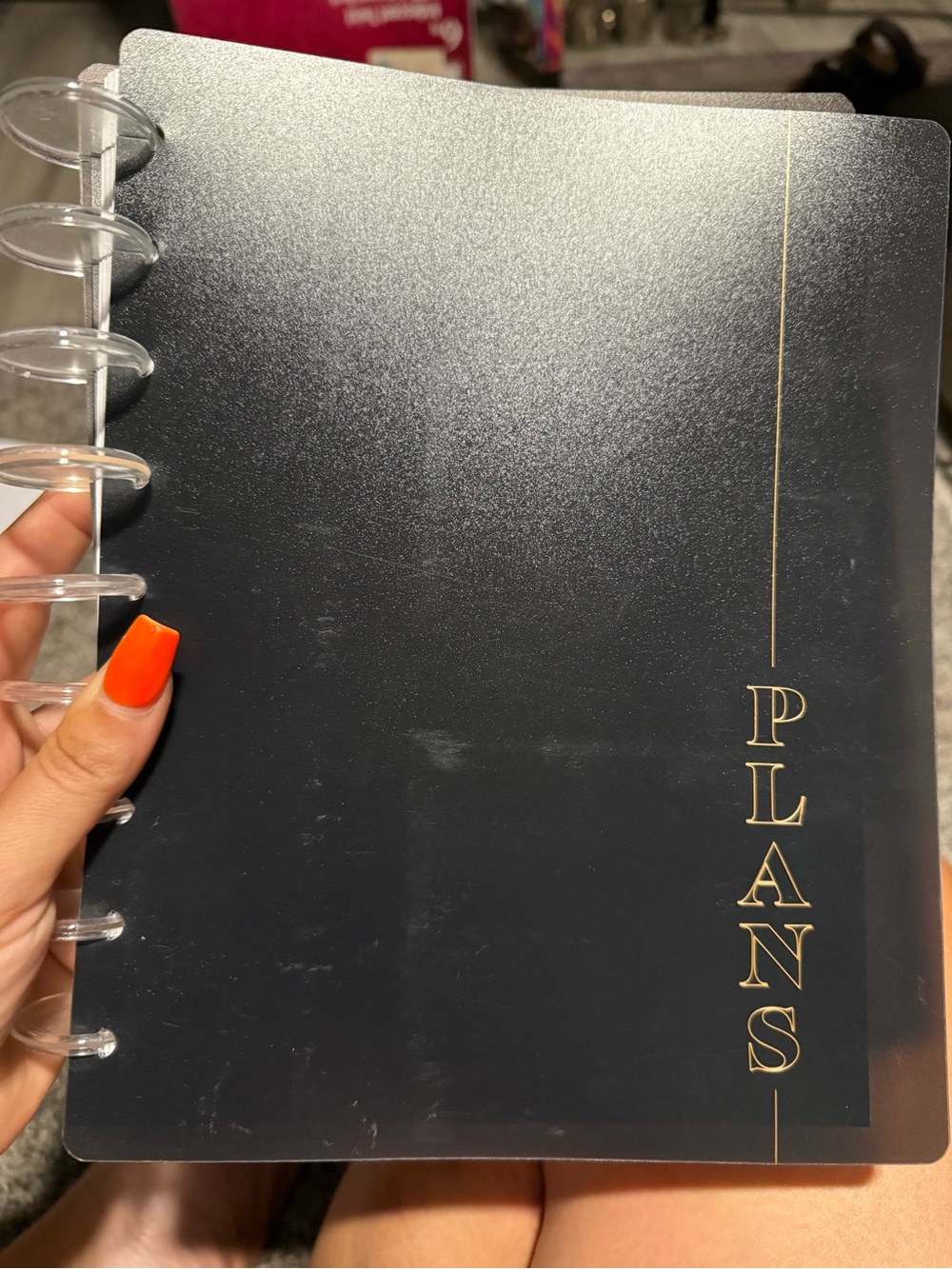 The Happy Planner notebook with dividers and paper